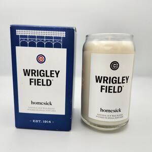 Wrigley Field Homesick Candle MLB Chicago Cubs Baseball NEW Damaged Box RARE